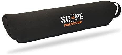 HUNT-G61 Neopren-Abdeckung für Nachtsicht Zielfernrohr Ø40-42 – Scope Protector 42 – für Jagdoptik - 32,5 x 7 x 2 cm - Schwarz