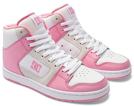 DC Shoes Manteca 4 Hi - Chaussures Montantes en Cuir - Femme - 39 - Rose.