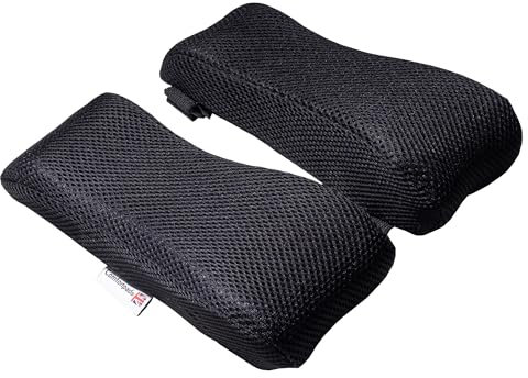 𝐖𝐈𝐍𝐍𝐄𝐑 𝟐𝟎𝟐𝟒* Premium Office Chair Arm Pads - Ergonomic Arm Rest Office Chair Arm Covers | Memory Foam Arm Rest for Desk - Set of 2 Arm Cushion for Office Chair