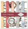 ITD Collection - Scrapbook Papier - Scrapbooking Set - Motivpapier zum Basteln - Dekorpapier 12x12 inches - 310 x 310 mm - 10 Blatt + 1 – Merry Christmas - SLS-066