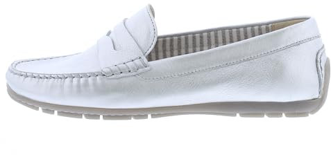 Sioux Damen Carmona Mokassin, Silberfarben, 39 EU