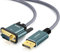 SLDXIAN Cable DisplayPort a VGA, Cable DP a VGA 1080p Conector Chapado en Oro/Macho a Macho Compatible con PC, Laptop, Desktop a Monitor, TV, Proyector (5M)