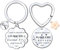 FGHJK 2Pcs Porte clef Marraine Parrain Cadeau Marraine Parrain Porte-clés Cadeau Porte-clés Parrain Marraine Cadeau Baptême pour Parrain Marraine Cadeaux d'anniversaire Parrain Marraine (2)
