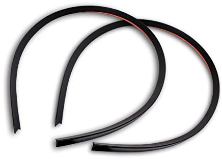 Hansen Styling Parts 2X universelle Kotflügelverbreiterung 15mm Breit - 200 cm lang passend für PKW, Pickup, Wohnmobil, SUV, Transporter Gummilippe Verbreiterung