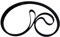 ELUPNMF Serpentinenriemen kompatibel mit MerCruiser Z-Antrieb 4,3 5,0 5,7 6,2 6,3 L-Motoren 57-865615Q03 865615Q03 57-865615-003 57-865615Q03