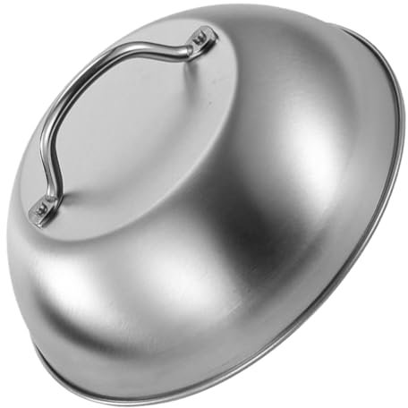 SEWOART Grill Zubehör Grilldeckel Aus Metall Tragbarer Pfannendeckel Pfannenabdeckung Für Bratpfannen Ersatz-topfdeckel Haushalt