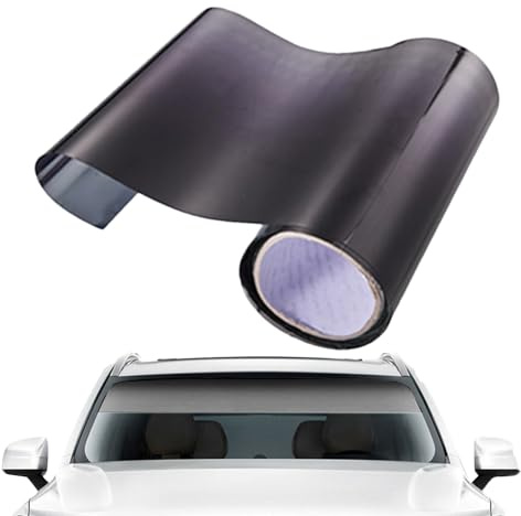 Car Windscreen Sunstrip, Car Windshield Protection Film, Car Sun Visors Strip Tint Film Front Windshield Uv Shade Decal, Sun Blocking UV Blocker Scratch Resistant Self-Adhesive Sticker For Vehicle