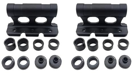 Carlgelrag 2X Supporto per Forcella per Bici Supporto per Perno Passante Un Sgancio Rapido Supporto per Portapacchi per Auto Supporto per Supporto per Bicicletta Parti per