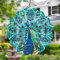 ZYEKIU Edelstahl Windspiel Garten Windspiel Windspiele für Draußen Hängend Windräder Windrad Drehbar 3D-Hängewindspiele 30 cm für Outdoor Wohnzimmer Fenster Korridor Gartendekoration (Pfau)