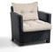 PFM HOME - Sitzauflagen Gartenmöbel mit Rückenkissen Set - Outdoor Polster für Gartenmöbel Auflagen Lounge-Kissen - 2-er-Set: Sitzkissen 70x70 cm mit Rückenkissen 70x40 cm