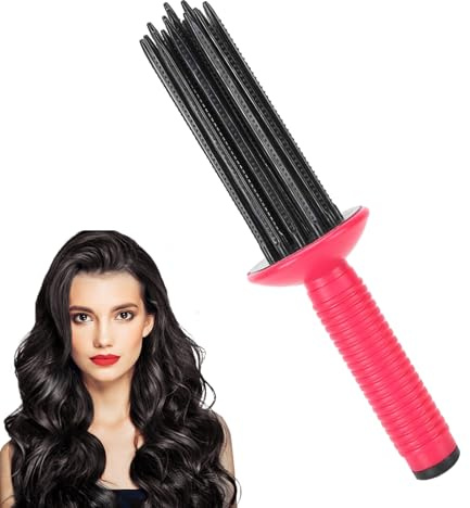 Curling Roll Comb, Combs For Hair, Hair Curling Roll Combs, Curly Hairs Brush Heißluft Lockenwickler Heatless Curler Co- Für Zuhause, Reisen, Bühnenauftritt, Treffen