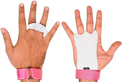 ULTRA FITNESS Palm Saver, Scar Leather, Gymnastics, Pull-Ups, Crossfit, Strength Training, Boxing, Weightlifting calluses, Rose, M