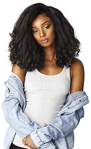 Sensationnel Curls Kinks & CO All Curl Types from 3B-4C Instant Weave 1/2 Half Wig - IW RAIN Maker (F1B30)
