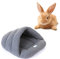 Lanyifang Meerschweinchen-Bett aus weichem Fleece zum Kuscheln, Schlafsack für Kaninchen, Welpen, Haustierhöhle, Nest, Kissen
