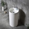 Lavabo Monoforo Free Standing Klaus Plus Artificial Stone Bianco Opaco Matt