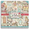 Stamperia SBBS42 Pad-Double Face Through The Looking Glass Mini-Scrapbooking-Block, doppelseitig, Alice durch das aussehende Glas, Papier, Verschieden, 8 x 8 inches, 6 Piece