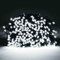 Marco Paul 200 White Christmas Fairy Lights with Timer Function - Battery Operated Indoor/Outdoor Garden Lights