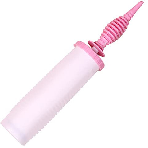 ouyili Handheld Balloon Pump Two-Way Dual Action - Effortlessly Inflate Balloons with Our Perfect for Parties and Events (Pink 1 Piece)