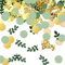 GoldRock Konfetti Tischdeko Babyparty Deko Grün, 100 Confetti Oh Baby Deko,Babyparty Tischdeko,Streudeko Babyshowerparty Deko,Konfetti Gold Baby Party Dekoration Junge Mädchen,Gender Reveal Party