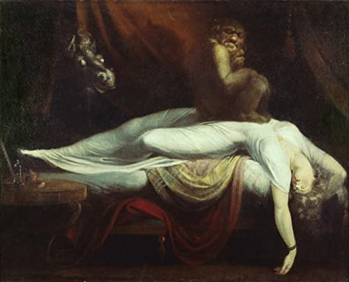 Kunstdruck/Poster: Johann Heinrich Füssli Der Nachtmahr - hochwertiger Druck, Bild, Kunstposter, 75x60 cm