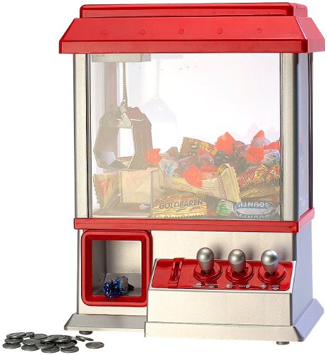Playtastic Greif Automat: Candy Grabber Süßigkeitenautomat (Versandrückläufer) (Süssigkeiten Automat, Kaugummi, Popcornmaschine)