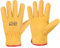 EKON Safety Work Gloves Unisex Leather Working, Lorry Driving, Truckers Gloves, Yard, Gardening, Forestry Gloves Premium Quality Hand Protection Gloves (Unlined, Large 1 Pair)