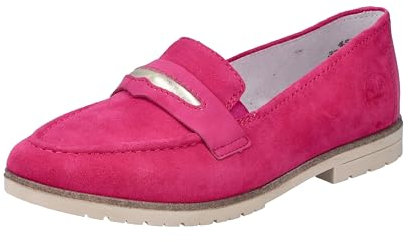 Rieker 45301, Mocassino Donna, Lilla, 37 EU