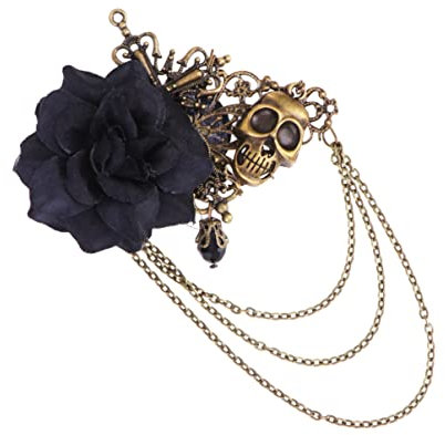 Beaupretty 1 Pc goupille de chaîne de costume broche gothique - - Broche épingle à cheveux pince à cheveux d'halloween rétro pendaison accessoires pour x Punk cravate
