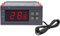 Greluma 1 Pieza Controlador de Temperatura Digital AC 110V-220V 10A, Pantalla LED Digital Termostato de enfriamiento de calefacción Salida de relé 2 con sonda de sensores NTC 10K de 1 m