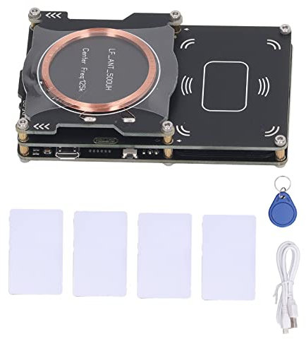 Lector de Tarjetas NFC, Escritor, Lector de Tarjetas RFID, Copiadora, Duplicadora, Placa de Desarrollo, Memoria IC de 512kb, Copiadora de Tarjetas de (1 tarjeta T5577 3 tarjetas