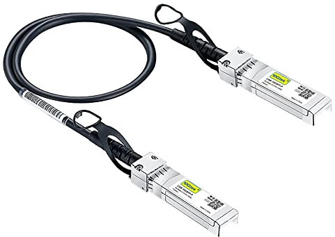 10G SFP+ DAC Twinax Cable, SFP+ to SFP+ Direct Attach Copper Passive for Ubiquiti UniFi, Meraki, Mikrotik, Fortinet, Netgear, D-Link, TP-Link and More, 0.3 Meter(1ft)