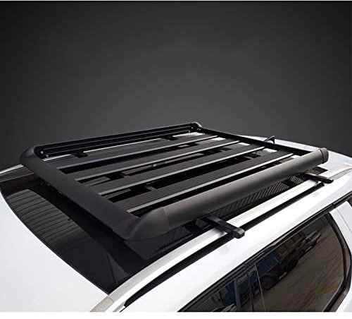 BEABAG Dachträger für V-W ID.6 ID.5 ID.4 ID.3 ID3 ID4 ID5 ID6, Aluminiumlegierung Dachgepäckablage Cargo Transport Dach Gepäckkorb, Externes Zubehör,Single_Layer-1.3M