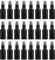 PATIKIL 2oz Glass Spray Bottles, 24pcs Nozzle Leak Proof Empty Water Mist Stream Sprayer for Cleaning Solutions Plants Hair, Black