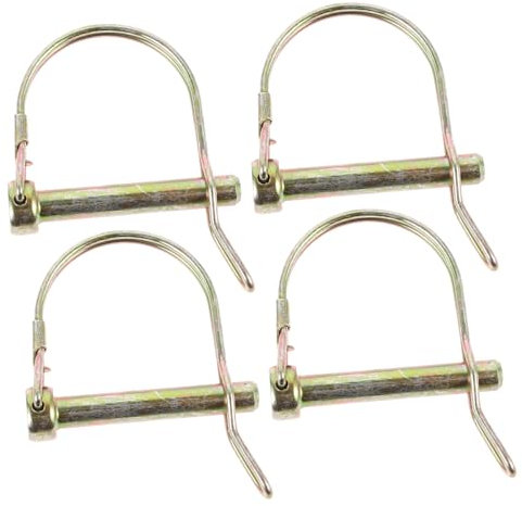 SEWOART 4stücke D-förmiger Sicherungsstift Anhängerkupplungsstift Kupplungsstifte Für Anhängerstifte Hardware-stifte Verriegelungskupplungsstifte