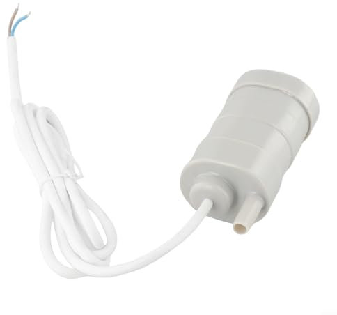 Bomba sumergible de 12 V CC 1500 l/h, para caravana, camping, jardín, acuario (línea blanca) para estanques pequeños y agua dulce