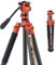 Fotopro X-Aircross 3 Video - Trípode Ligero para cámara de Viaje de 62 Pulgadas con Cabezal de Fluido de 2,35 Libras, trípode de Fibra de Carbono para cámara DSLR