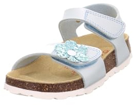 Superfit Mädchen Fussbettpantoffel 1000118 Hausschuh, Hellblau 8400, 26 EU