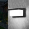 CHENBEN Außenwandleuchte, 18W LED-Wandleuchte Wasserdicht IP65 Aluminium-Lichtbeleuchtung 6500K für Außenwanddekoration, Gärten, Terrassen, Garagen