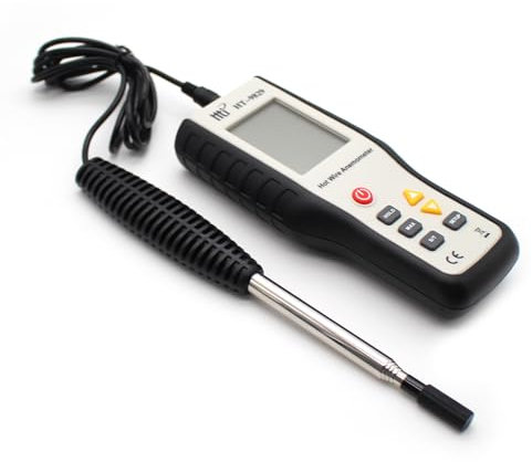 Toplionace HT-9829 Hochpräzises Digitales Hand Thermo Anemometer