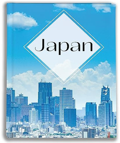 Traditionelles Album für 100 schwarze seiten 19,5x26 Japan - 655(de), Urlaubssouvenir
