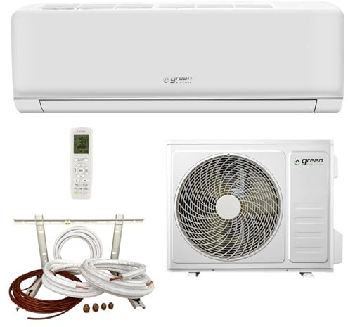 Green Electric Plus - Aire acondicionado mono Split 9000 BTU WiFi eficiencia energética A++/A+ 2,5 kW R32 con kit de instalación de 10 metros, unidad interior y unidad exterior