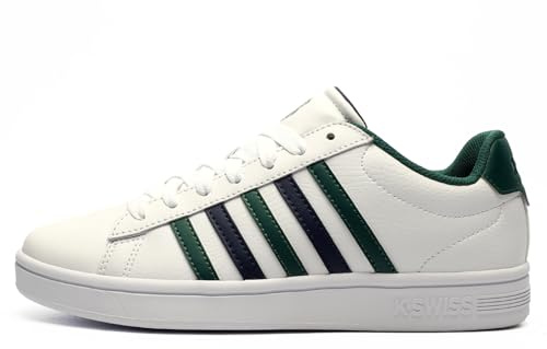 K-Swiss Herren Court TIEBREAK II Sneaker, White, 41 EU