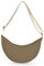 Bieiyhe Halbmond Tasche Damen, Einfarbig Crossbody Bag, Umhängetasche Cord, Got Bag Moon Bag Small, Bananentasche Damen, Casual Crossbody Bag Schultertasche mit Verstellbarer Schultergurt -Khaki