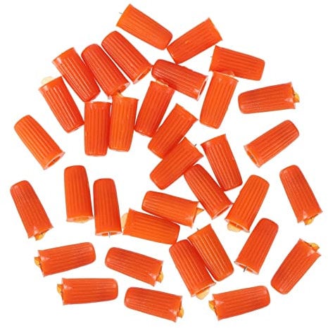 DRESSOOS 100pcs Eyelash Glue Replacement Bottles with Nozzle for Precision Application Glue Bottle Mouth for Eyelash Extensions and False Lash Glue Container