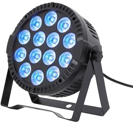 RGBW LED Par Licht LED Bühnenlicht Scheinwerfer mit Fernbedienung, DMX 512 RGBW Lichteffekt Partylicht mit Mehrere Arbeitsmodus, DMX 4/8CH Bühnenlicht Strahler für DJ Bar KTV Disco Party