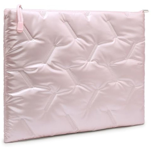 GAOCHY 13,3-14 Pulgadas Puffy Funda de Portátil para Macbook Pro 14 M4/M3/M2/M1 Pro/MAX 2025-2021, 14 ASUS Chromebook/Zenbook, HP Pavilion x360 14, 14 DELL Latitude, DELL XPS 14, Rosa Helado