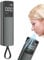 Alkoholtester, Polizeigenau Alkoholmessgeräte Promillemessgerät, Alkoholtester mit LCD-Bildschirm und Halbleiter Sensorik, Tragbarer Atemalkoholtester Mouthpieces, für den Einsatz zu Hause Partys