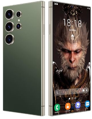 Fine Life Pro Sblocca telefono, smartphone 4G-LTE, fotocamera 5MP+16MP, 3GRAM, 64GROM, espansione 256GB, schermo da 6,8 pollici, tutto bordo metallico, nessun contratto (green)