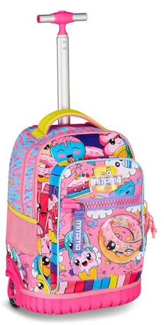 Mitama Trolley Run Extra SWEET DONUTS, 33 Lt, Doppio Scomparto, Tasche multi funzione, bambina, Scuola elementare e media, Tempo libero e viaggi