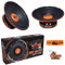 Kit Set para SP Audio SP8CM 2 Altavoces midrange 20 cm 200 mm 8 diámetro, 170 vatios rms 350 vatios máx., impedancia 4 Ohm, Coche, SPL, sensibilidad 97 db, por Pareja + Accesorios Gratis